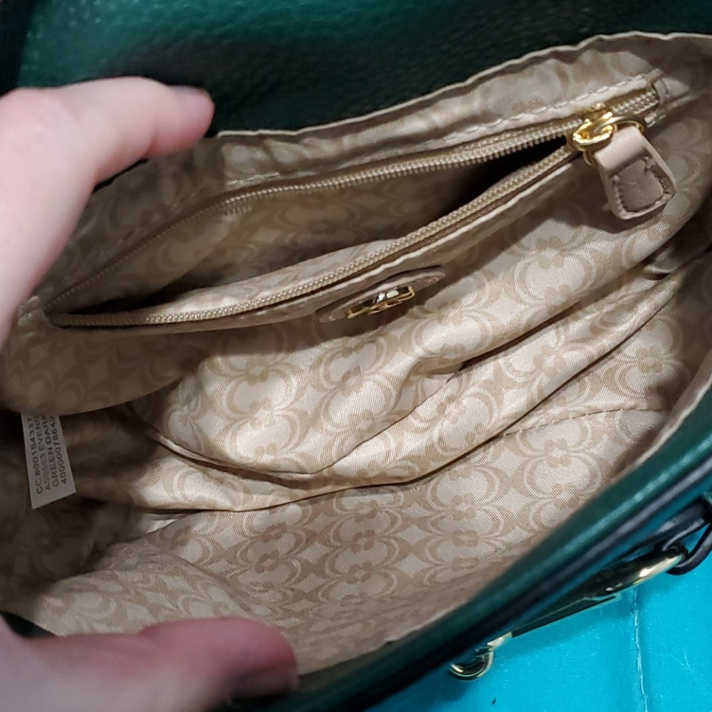Green Handbag Like New - Picture 2 of 4